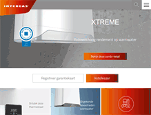 Tablet Screenshot of intergas-verwarming.nl